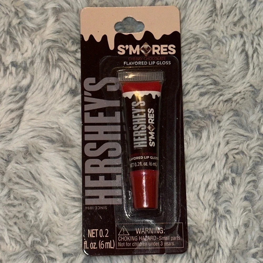 Hershey's S'mores Cherry Chocolate Flavored Lip Gloss 0.2 fl oz New NIP